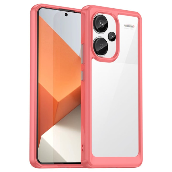 Xiaomi Redmi Note 13 Pro Plus smart akryldeksel - Rød Red
