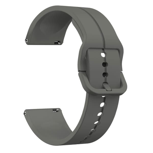 Huawei Watch 3 Pro / GT 2 Pro / GT 2e / GT silikonarmband - Mörkgrå Silvergrå