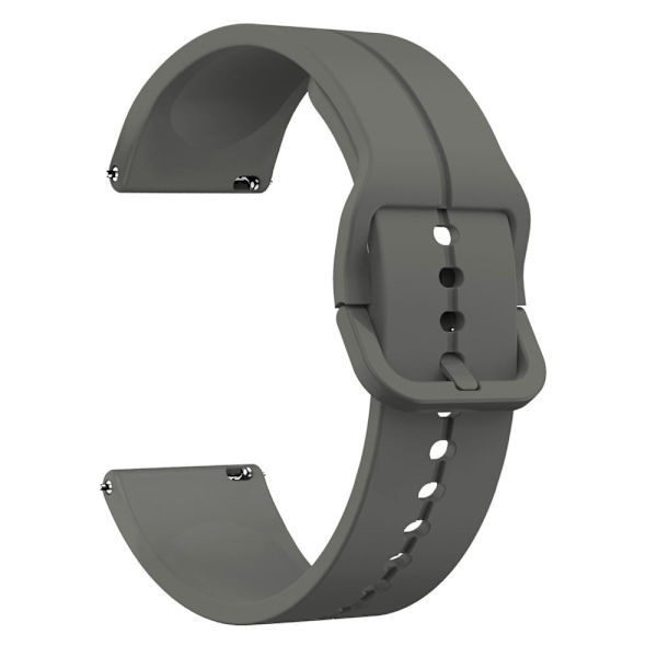 Huawei Watch 3 Pro / GT 2 Pro / GT 2e / GT silikonerem - Mørkegrå Silver grey