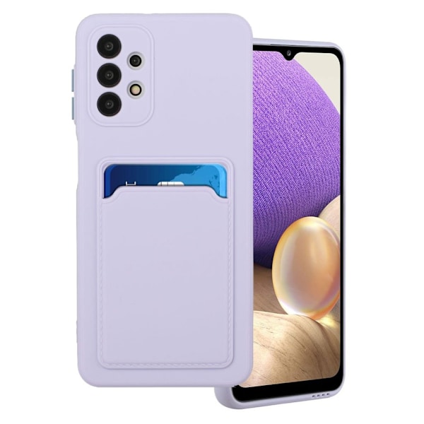 Samsung Galaxy A32 5G skal med korthållare - Lila Lila