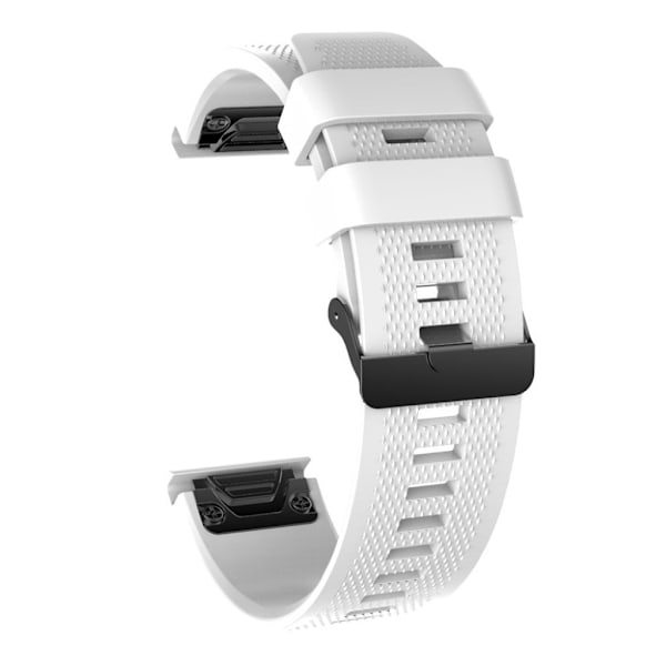 26mm Garmin Fenix 5X / 5X Plus / Fenix 3 / 3 HR silikone Urrem – Hvid White