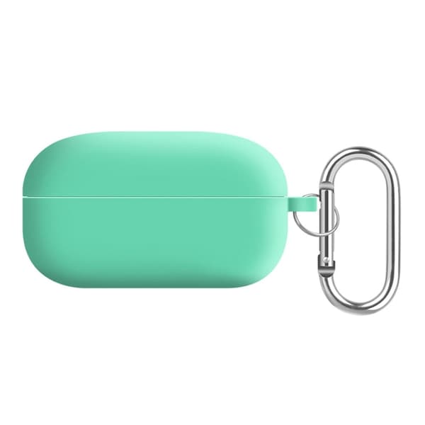 Samsung Galaxy Buds2 Pro / Buds Pro / Live silikonisuojus avaimenperällä - Spearmint Vihreä Green