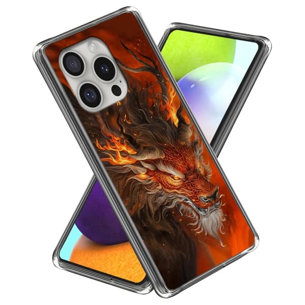 Vibe iPhone 16 Pro deksel - Style K Red
