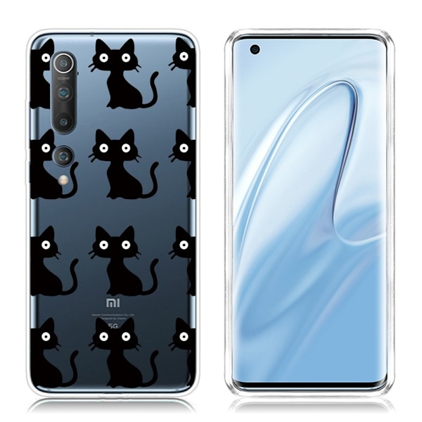 Deco Xiaomi Mi 10 Cover - Sorte Katte Black