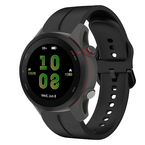 Huawei Watch 3 Pro / GT 2 Pro / GT 2e / GT silikonerem - Sort Black