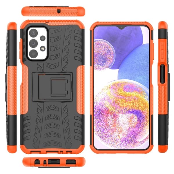 Offroad Samsung Galaxy A23 kotelot - Oranssi Orange