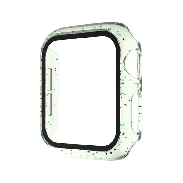 Apple Watch Series 3/2/1 38mm glitter kehys - Vihreä Green