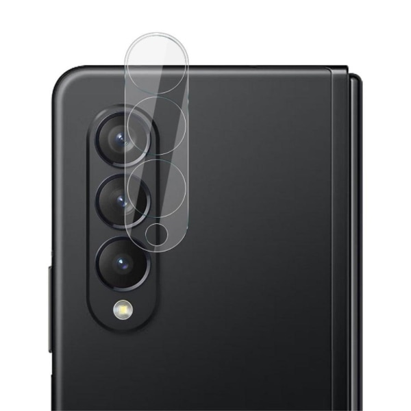 IMAK Samsung Galaxy Z Fold3 5G HD tempered glass camera lens pro Transparent