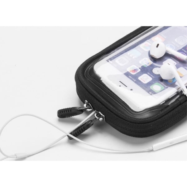 ROCKBROS cykeltaske med touch screen-visning Black