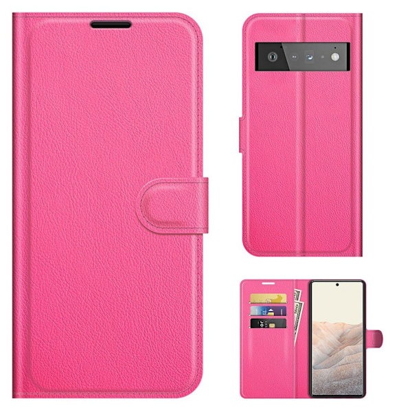 Classic Google Pixel 6 Pro flip etui - Rose Pink