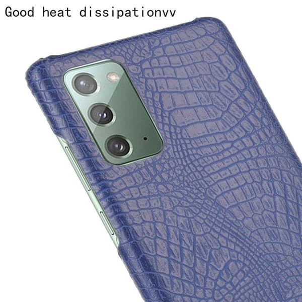 Croco Samsung Galaxy Note 20 skal - Blå Blå