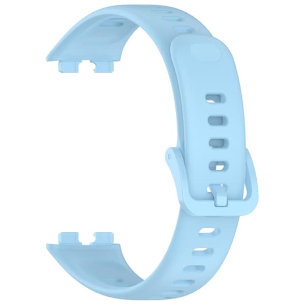 Huawei Band 10 Udskiftning af urrem Blød silikone blank armbånd - Lyseblå Blue