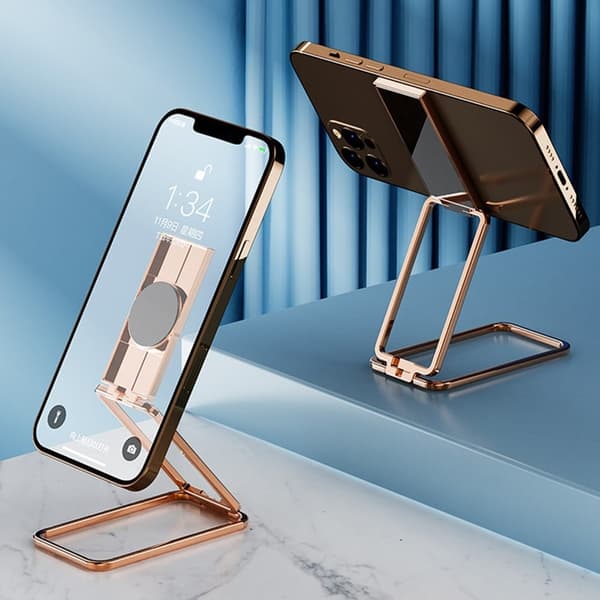 Universalfingerring i zinklegering - telefonfäste - Guld Guld