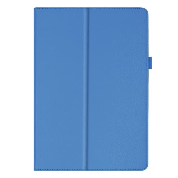 Lenovo Tab E10 litchi läderfodral - Babyblå Blå