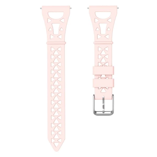 22mm Universal tower design silikoni ranneke - Pinkki Pink
