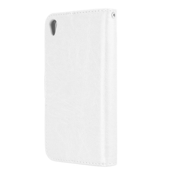 Asus Zenfone Live (ZB501KL) tyylikäs lompakkokotelo - Valkoinen White