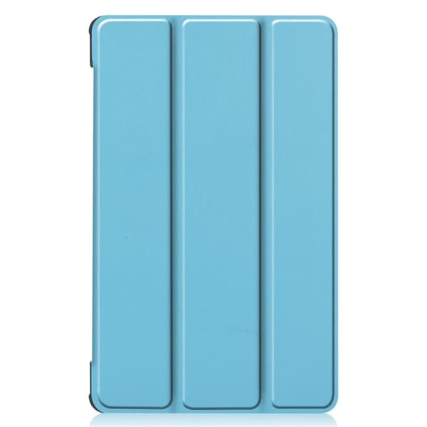 Tri-fold skinnstativveske for Lenovo Tab M8 (3. generasjon) - Himmelblå Blue