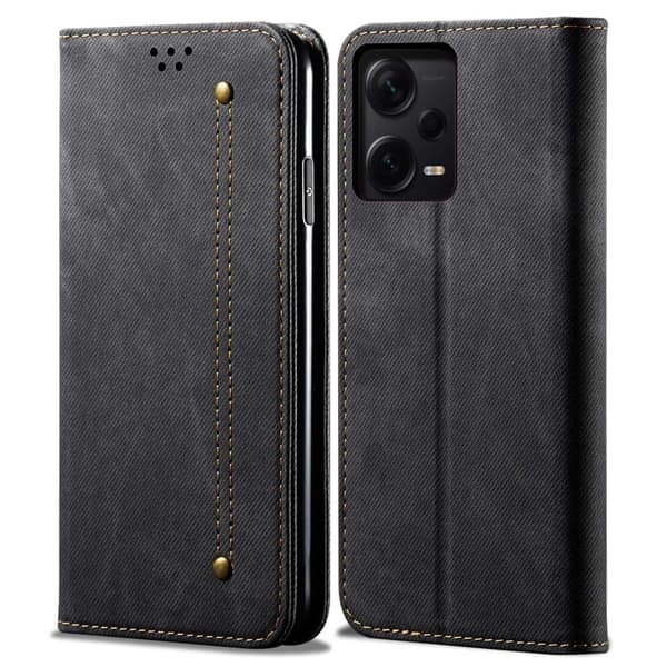 Jeans Xiaomi Redmi Note 12 Pro fodral - Svart Svart