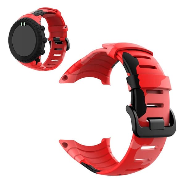 Suunto Core silikoni naamiointikellonauha - Punainen Red