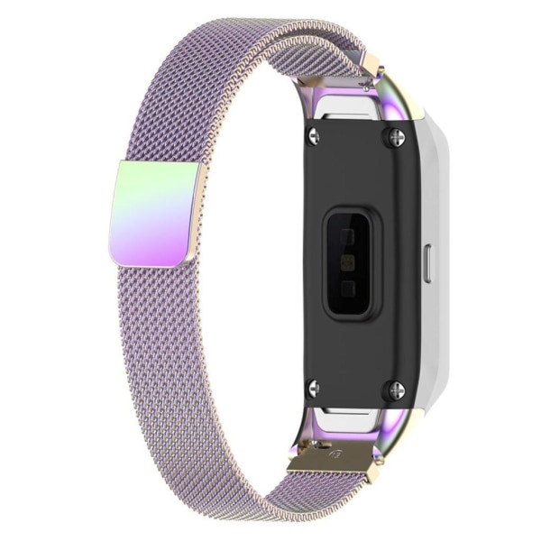Samsung Galaxy Fit milanese stainless steel watch band - Purple Lila