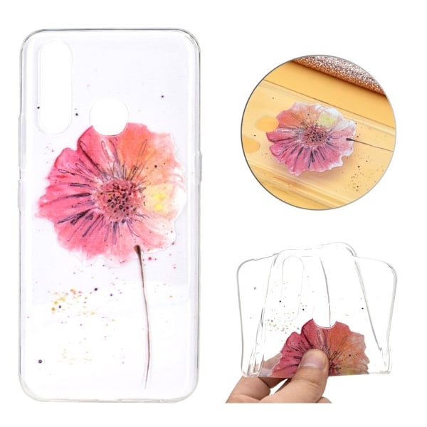 Deco Huawei P40 Lite E skal - Blomma Rosa
