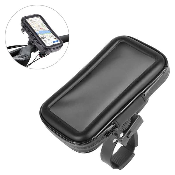 4.8inch Universal cykelstyrholder EVA telefonholder - Størrelse: M Black
