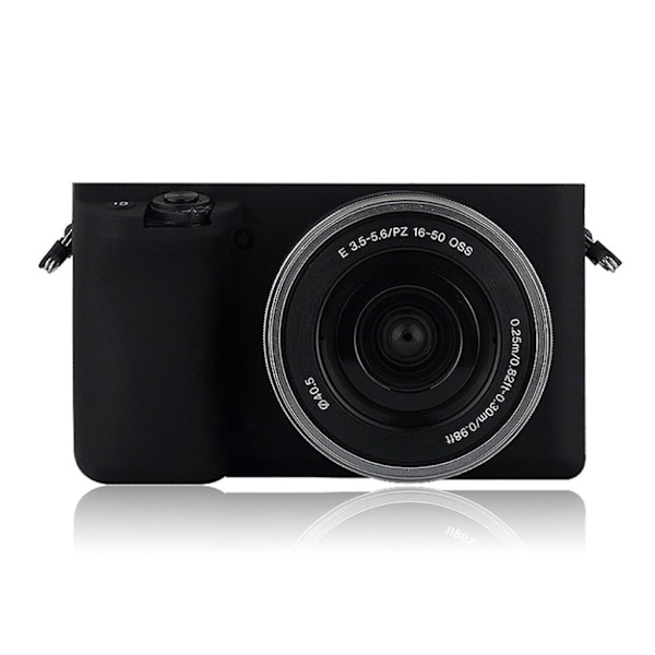 Sony Alpha A6300/A6000 fleksibel blød silikone etui - Sort Black