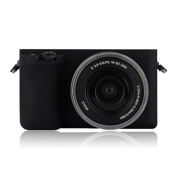 Sony Alpha A6300 ja A6000 tyylikäs kamerakotelo - Musta Black