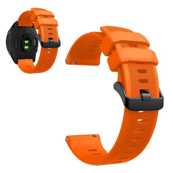 Garmin Forerunner 745 silikoninen kellonauha - Oranssi Orange