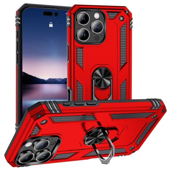 Bofink Combat iPhone 16 Pro deksel - Rød Red
