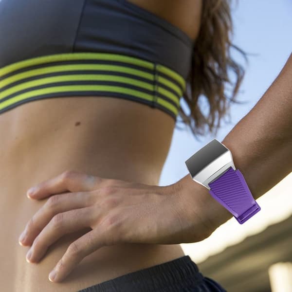 Fitbit Ionic tyylikäs ranneke - Violetti Purple