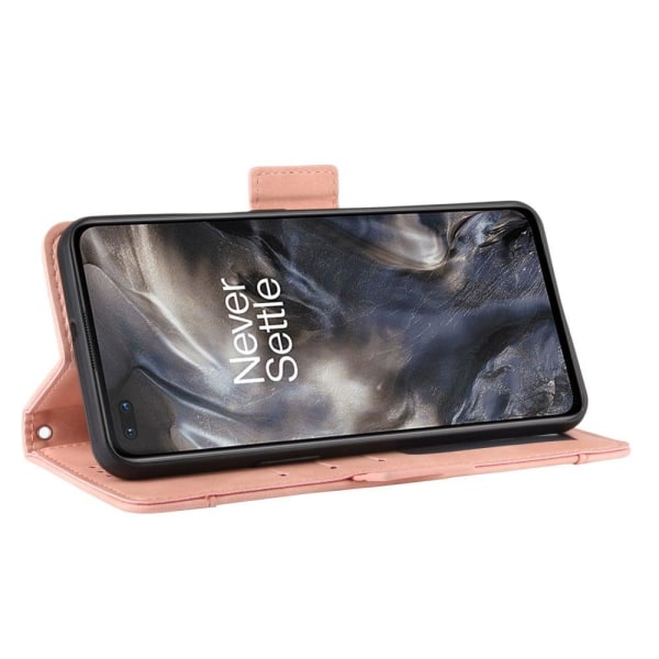 Moderni Nahkalaukku For OnePlus Nord - Pinkki Pink