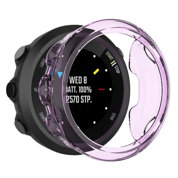 Garmin Forerunner 45S hållbart genomskinligt fodral - Lila Lila