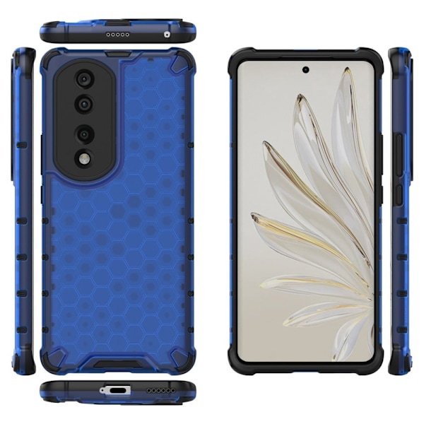 Bofink Honeycomb Honor 70 Pro Plus cover - Blå Blue