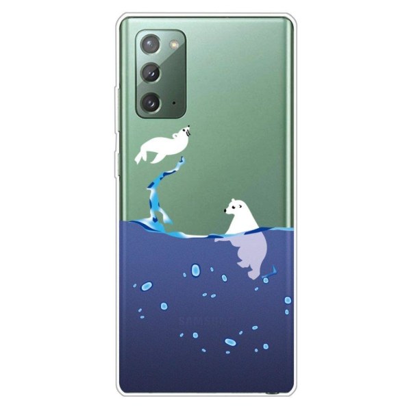 Deco Samsung Galaxy Note 20 case - Polar Bear White