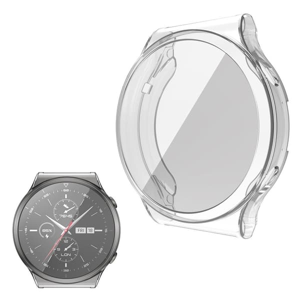 Huawei Watch GT 2 Pro lasitettu kehys - Läpinäkyvä Transparent