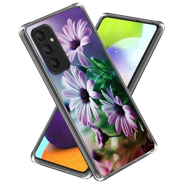 Deco Samsung Galaxy A35 cover - Lilla Krysantemum Purple