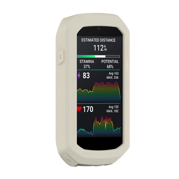 Skyddsfodral i silikon för Garmin Edge 1050 Cykeldatorskydd - Grå Silvergrå