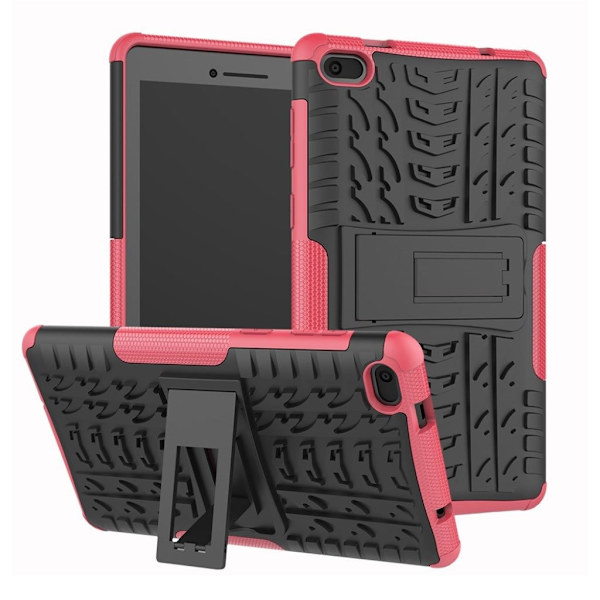 Lenovo Tab E7 hybridfodral för coola däck - Ros Rosa