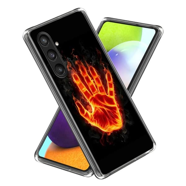 Deco Samsung Galaxy A05s skal - Eldpalm Orange