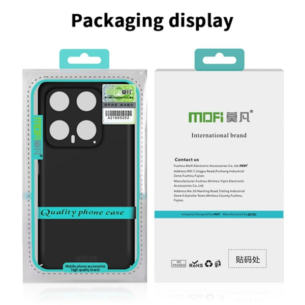 MOFI Xiaomi 14 slim shield deksel - Svart Black