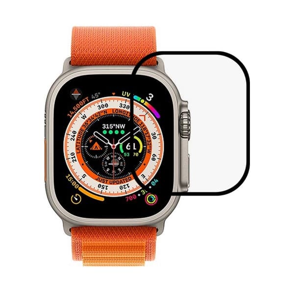 RURIHAI Apple Watch Ultra tempered glass screen protector Transparent
