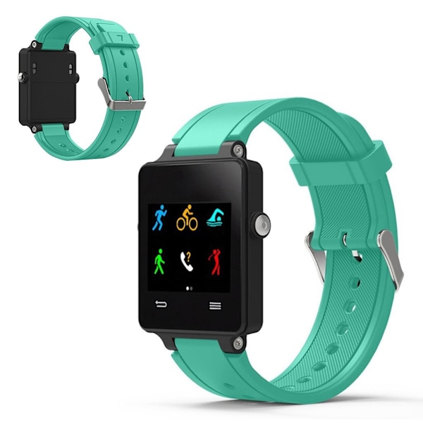 Garmin Vivoactive Acetate klockarmband i silikon - Cyan Grön