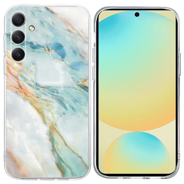 Vibe Samsung Galaxy A24 4G skal - Oljemålning Marmor Blå