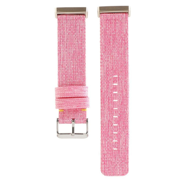 Fitbit Sense 2 / Versa 4 klockarmband i nylon - Rosa Rosa
