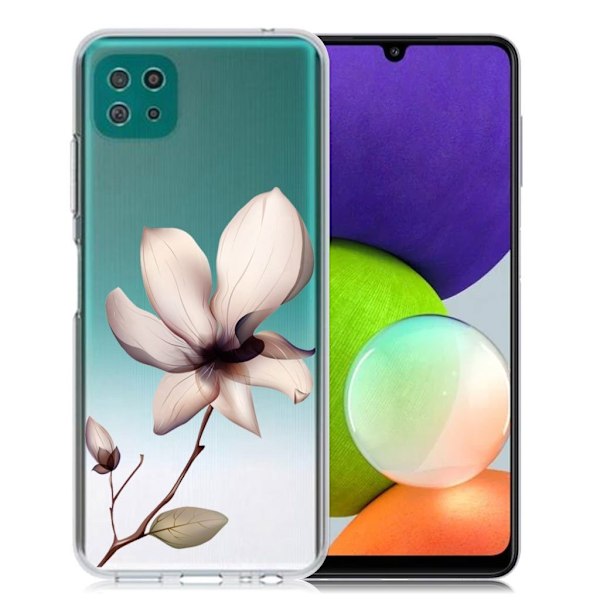 Deco Samsung Galaxy A22 5G skal - Blomma Rosa