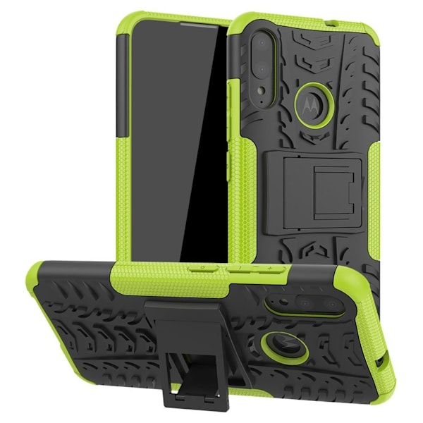 Offroad Motorola Moto E6 Plus etui - Grønn Green
