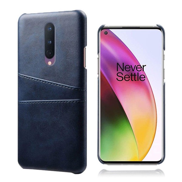 OnePlus 8 skal med korthållare - Blå Blå