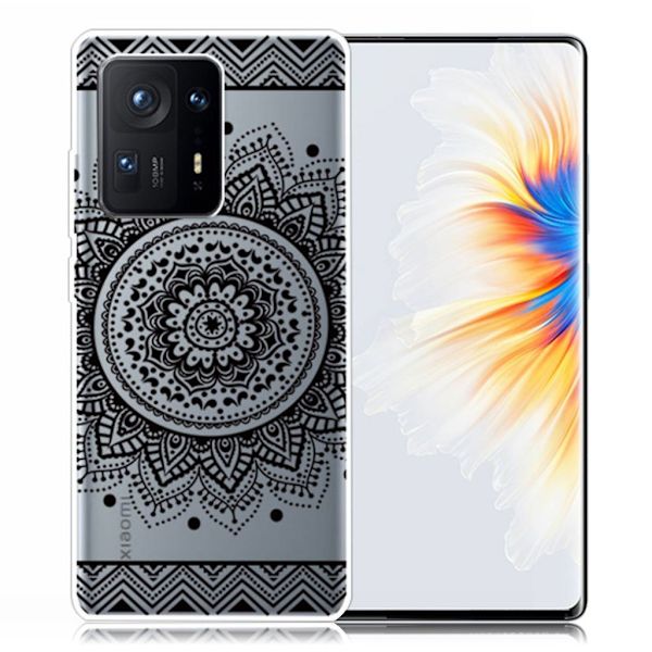 Deco Xiaomi Mix 4 Etui - Sort Mandala Mønster Black
