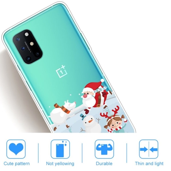 Christmas OnePlus 8T fodral - jul Elements Vit